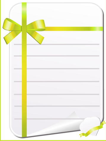 green-bow-stationery-free-printables