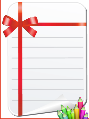 Printable Red Stationaries