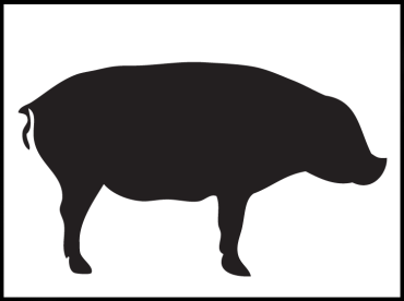 Printable Pig Stencils