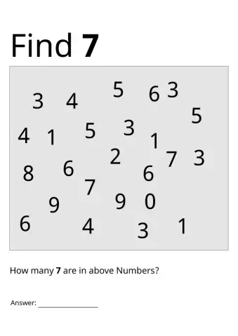 30 free printable visual scanning worksheets