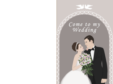 Printable Bride Wedding Invitation
