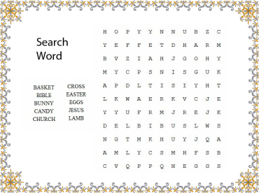 religious easter printable word search puzzles